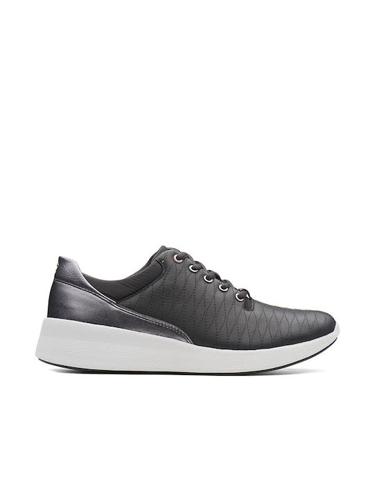 Clarks Sneakers Black Leather