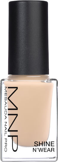 Mesauda Milano Shine N'wear Gloss Long Lasting Nail Polish 236 Milky Apricot 10ml