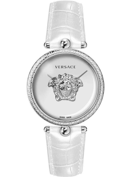 Versace Palazzo Women's Watch with White Leathe...