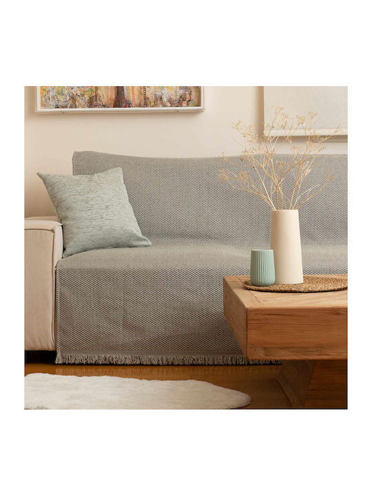 Borea Sicily Throw for 2 Seater Sofa Chenille 1...