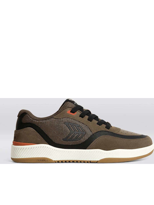 Ανδρικά Sneakers Dark Khaki Suede / Khaki