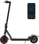 Aovo Pro Electric Scooter and 30km Autonomy in Negru Color