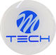 Race Axion Car Signal Stickers with Enamel Coating 5.5 x 5.5cm for Car Wheels in White Color 4pcs