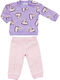 Kinder Sweatpants Set - Jogginganzug Lilac 2Stück