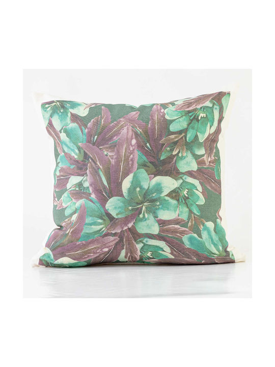 Borea Sofa Cushion Pattern 76 100% Cotton Ecru 45x45cm