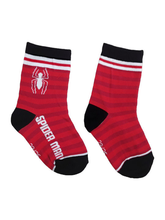 Disney Παιδικές Κάλτσες Spiderman Red