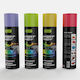 HINK Spray Farbe Sy-qjyp0225 Acryl mit Metallisch Effekt Gray Grau/Schwarz/Weiß 450ml