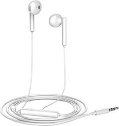 Huawei AM115 Earbuds Handsfree Ακουστικά με Βύσμα 3.5mm Λευκό