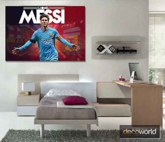 Lionel Messi Painting on Canvas 65x95cm