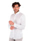 Markup Men's Shirt Long Sleeve bianco