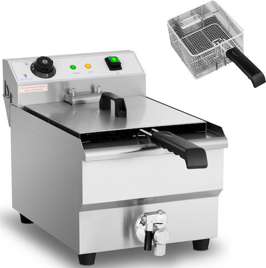 Adjustable Electric Fryer Drain Tap 230 V 3200 W 13 L