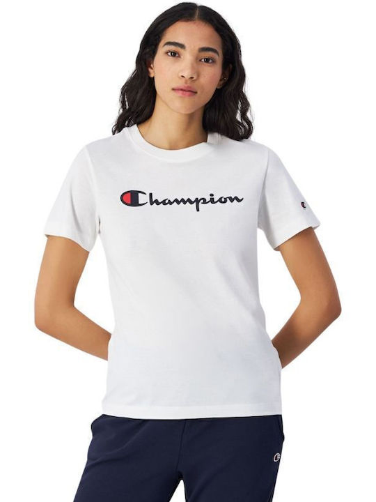 Champion Γυναικείο T-shirt Λευκό