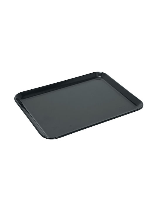 Melamine Food Display Tray 300x150x17mm Black Hendi 569016