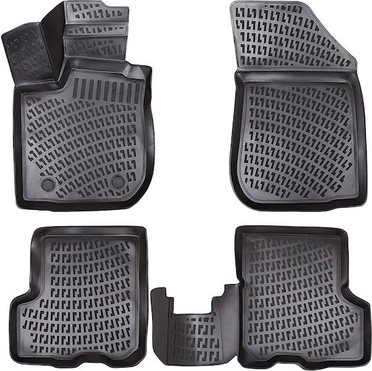 Umbrella Set Covorașe Față și Spate 4buc din Furtun pentru Dacia Magazin online Sandero 2007-2012 Negre