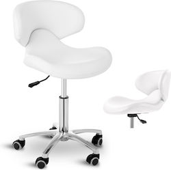 Physa Andria Rolling Cosmetic Chair White Physa Andria Rolling Cosmetic Chair White