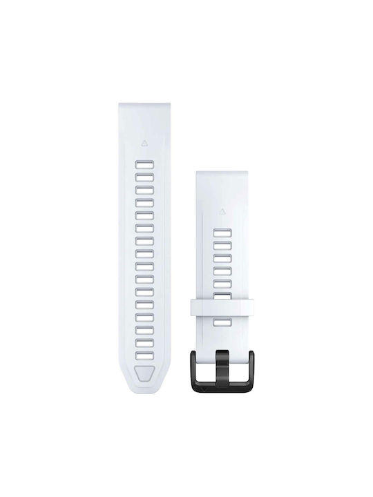 Garmin Quickfit 20 White Silicone Wearable Strap