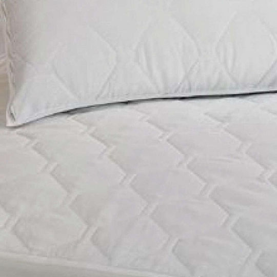 Borea Protective Cover Single Waterproof with Skirt White 100x200+40cm
