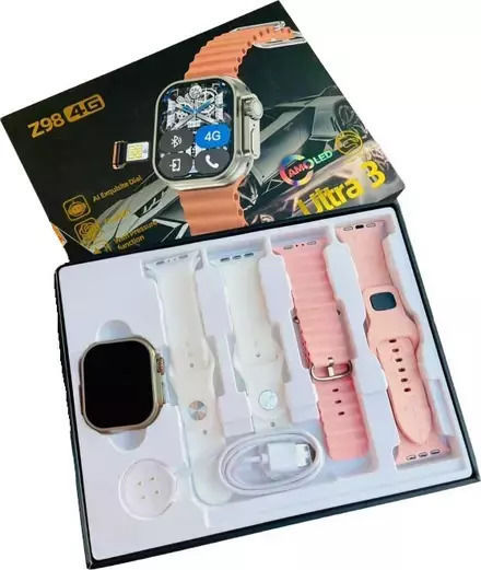 ZY-2406 Smartwatch με SIM και Παλμογράφο (Ροζ)