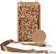 Avizar Laptop Bag Simplified Butterfly Design Triple Magnetic Pocket Multicolour