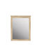 Homeplus Tempo Wandspiegel mit Beige Kunststoff Rahmen 93x72cm 1Stück
