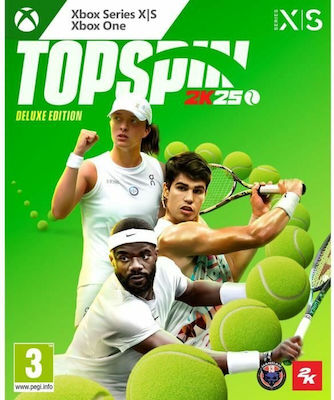 TopSpin 2K25 Deluxe Edition Xbox Series X Game (French Cover)