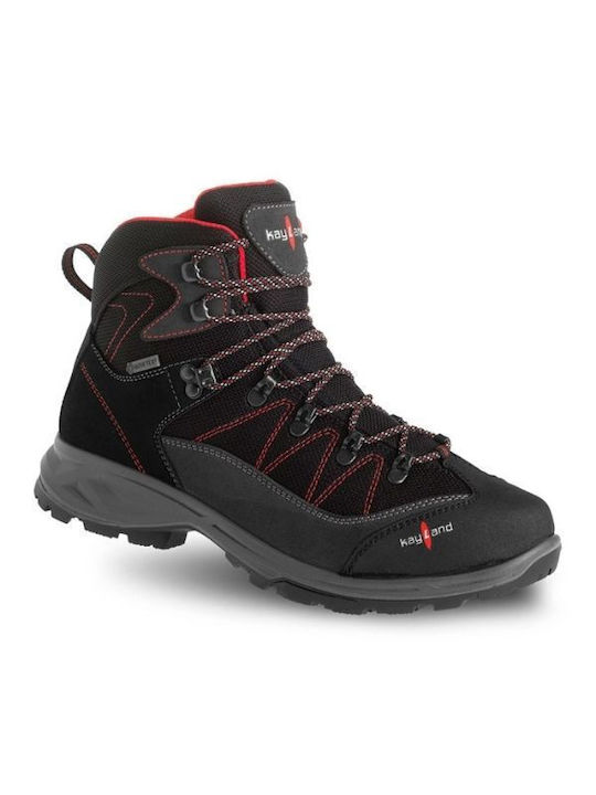 Kayland Ascent Evo GTX Ανδρικά Ορειβατικά Μποτάκια Αδιάβροχα με Μεμβράνη Gore-Tex Μαύρα