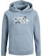 Kinder-Sweatshirt mit Kapuze und Taschen Blue