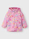 Kids' Casual Jacket with Hood Dino Pink