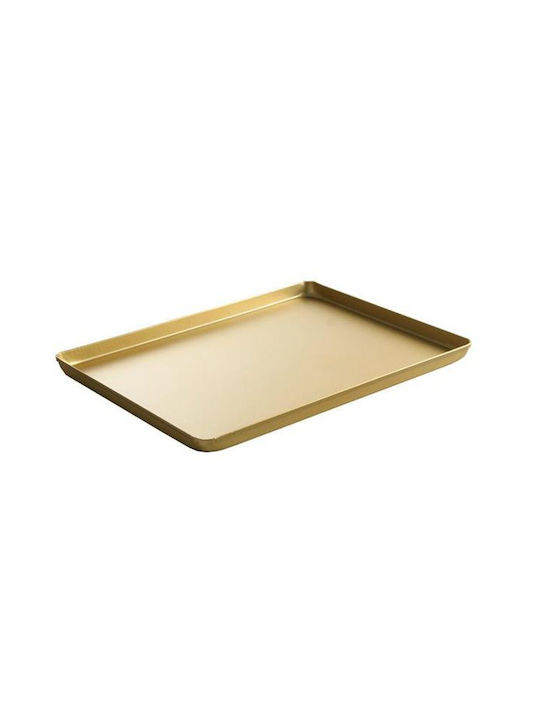 Hendi Rechteckig Serviertablett mit Griffen in Gold Farbe 40x30x2cm 808566 1Stück