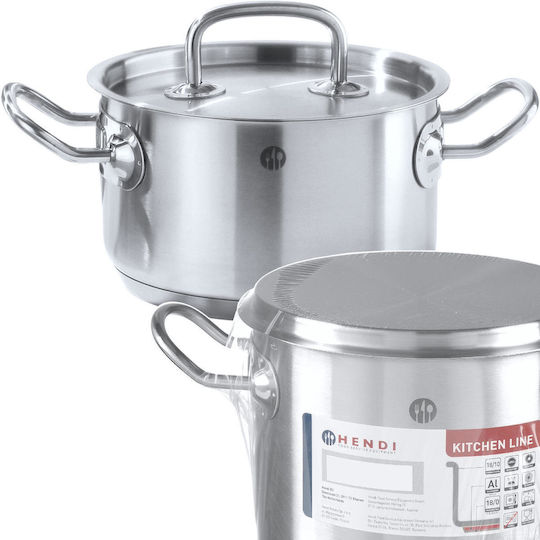 Hendi Βαθιά Ανοξείδωτη Κατσαρόλα 5lt / 24cm