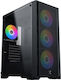 Xigmatek Gaming X II Midi Tower Компютърна Кутия с ARGB Осветление Черна