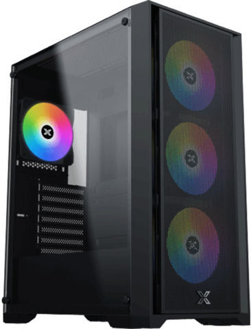 Xigmatek Gaming X II Midi Tower Компютърна Кутия с ARGB Осветление Черна