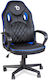 Scaun Gaming Din piele ecologică Negru / Albastru