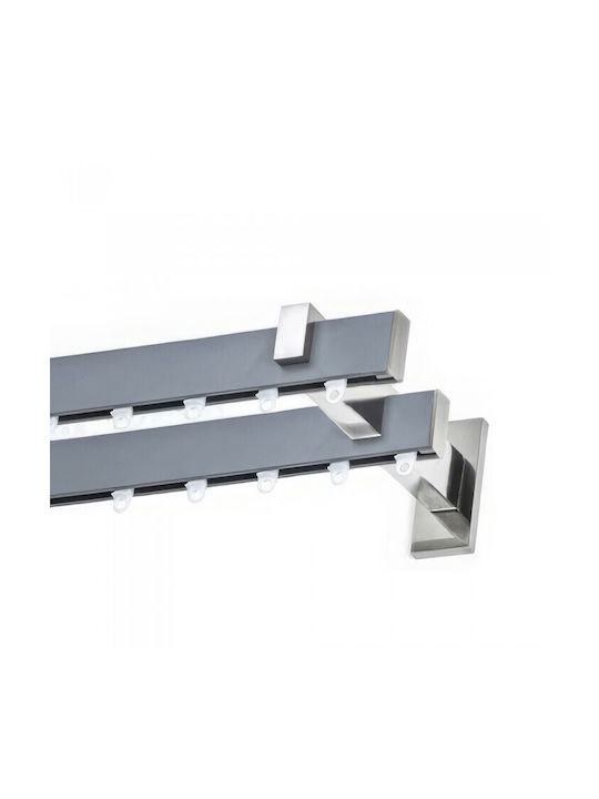 Anartisi Eagle Two-Way Metallic Curtain Track S...