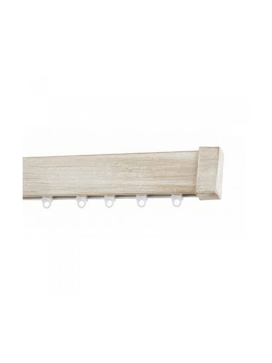 Anartisi Ideal One-Way Metallic Curtain Track 2...