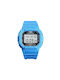 Skmei Digital Watch Battery with Rubber Strap Blue