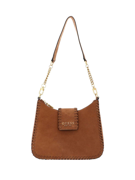 Guess Libera Small Hobo Shoulder Bag Sa900202-cognac Women's