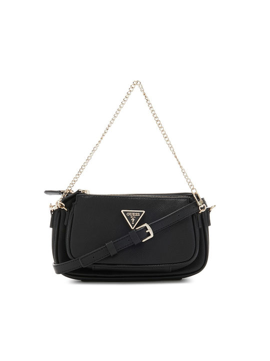 Guess Noelle Dbl Pouch Crossbody Τσάντα Γυναικεία Black Gu0achwzg78797100000