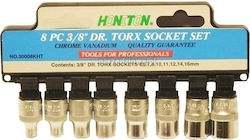Honiton Sockets 8 Pieces 3/8" Torx 3008