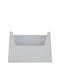 Import Hellas Forms Box Metallic in White Color 34.5x7.5x26cm