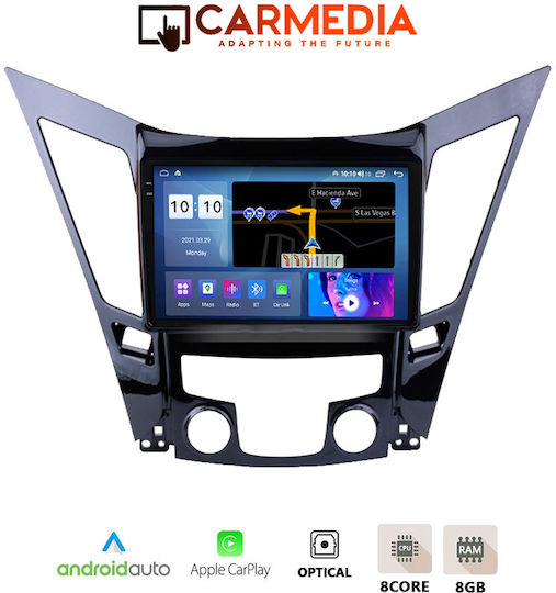 Carmedia Sistem Audio Auto pentru Hyundai i40 2011+ (Bluetooth/USB/WiFi/GPS/Apple-Carplay/Android-Auto) cu Ecran Tactil 9.5"