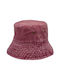 Brims and Trims Denim Women's Bucket Hat Burgundy