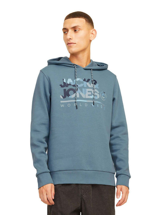 Jack & Jones Hanorace Bărbați Cu Glugă Albastru...