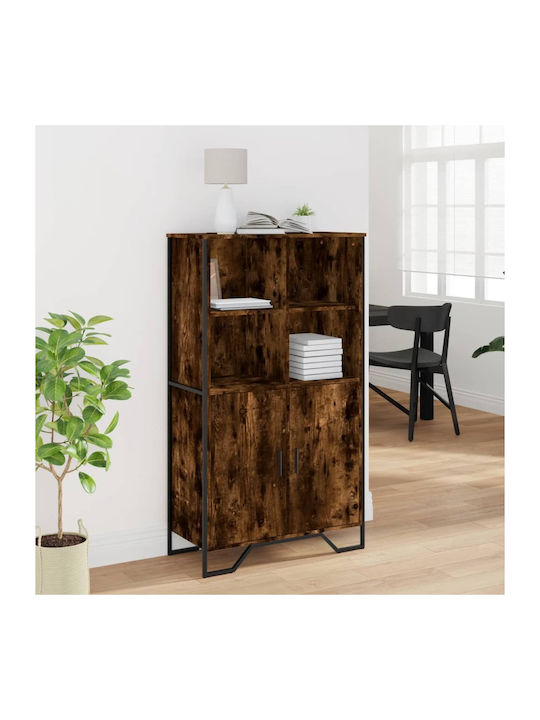 Bibliotecă Stejar Fumuriu 79.5x35.5x137.5 cm