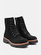 Luigi Suede Women's Ankle Boots Black