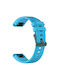 Techsuit Watchband Quickfit 20mm W058 Λουράκι Σιλικόνης Μπλε (Garmin Instinct 2S)