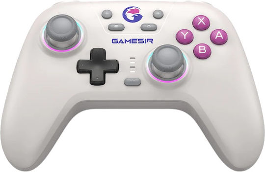 Gamesir Nova Ασύρματο Gamepad με Hall Effect Sticks για Android / PC / Switch / iOS Λευκό