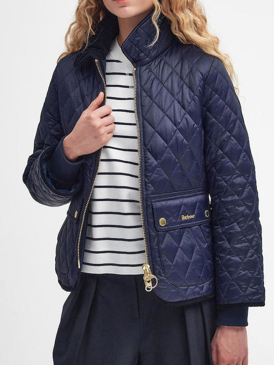 Barbour Quilt Κοντό Γυναικείο Μπουφάν για Χειμώ...