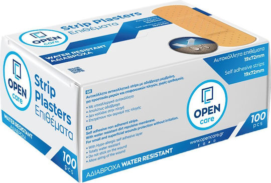 Open Care Αυτοκόλλητες Γάζες 100τμχ