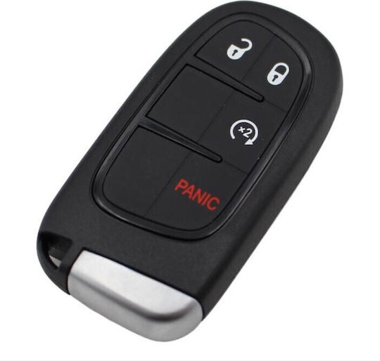 Carcasă cheie auto cu lamă cu 4 butoane pentru Chrysler